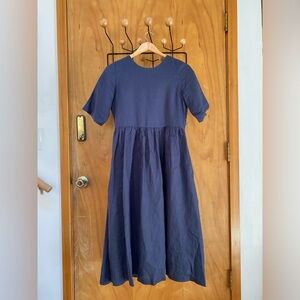 7115 by SZEKI Linen dress